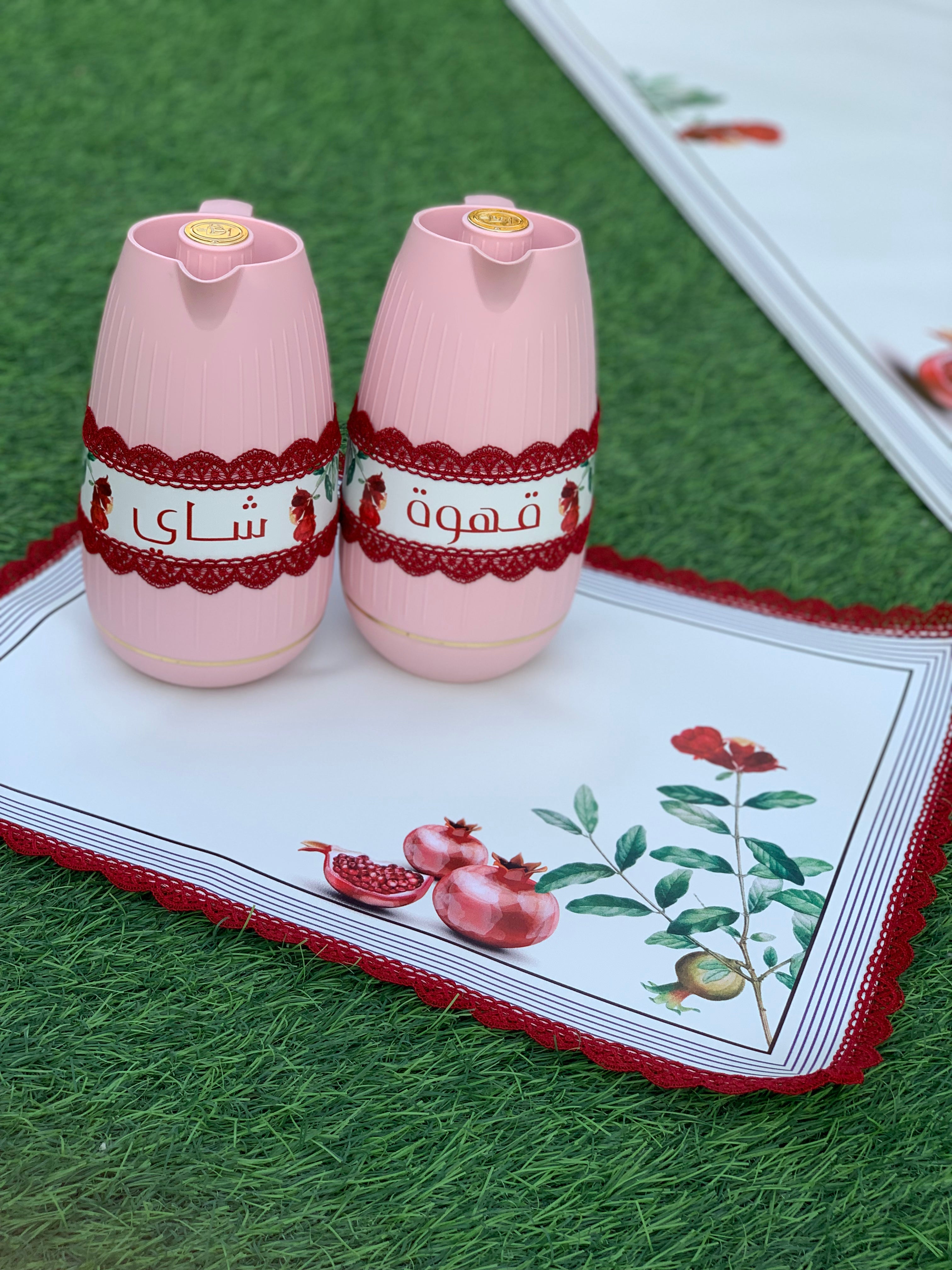 ‏سفرة ضيافة الشاي والقهوة