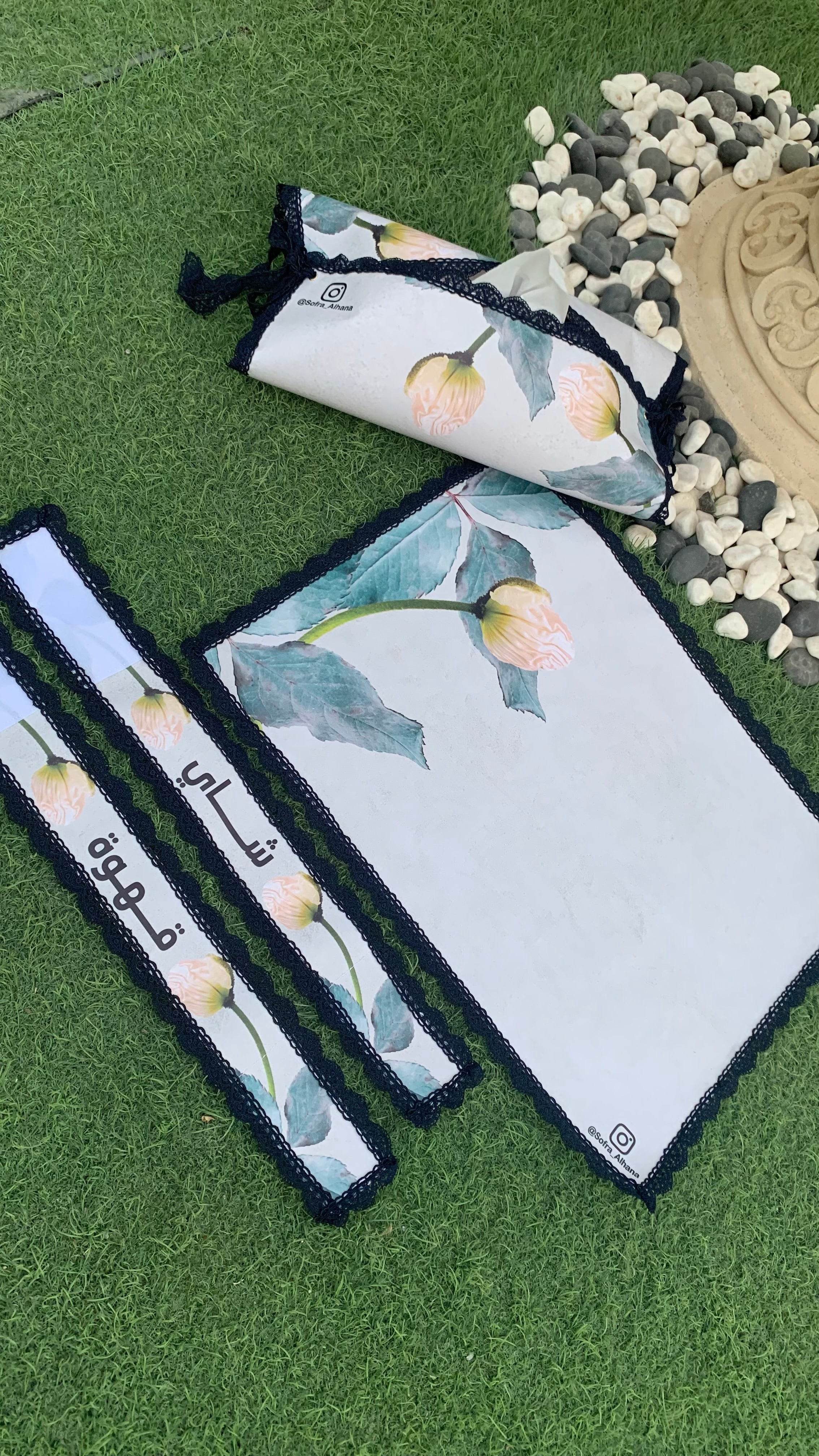 سفرة ضيافة الشاي و القهوة + تلبيسة علبة كلينكس