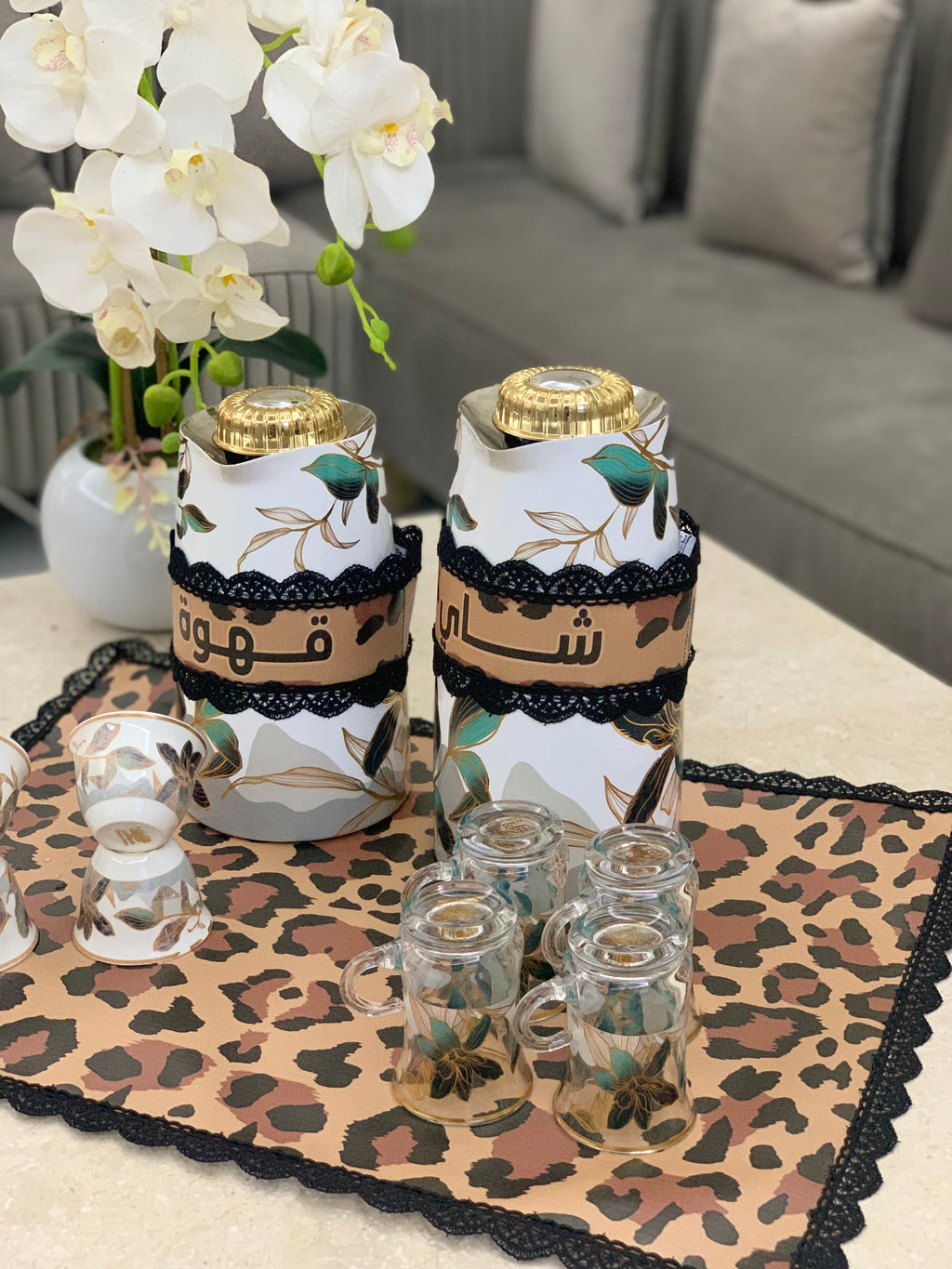 سفرة ضيافة الشاي و القهوة
