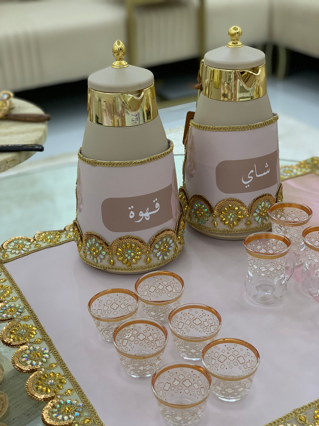 سفرة ضيافة الشاي و القهوة