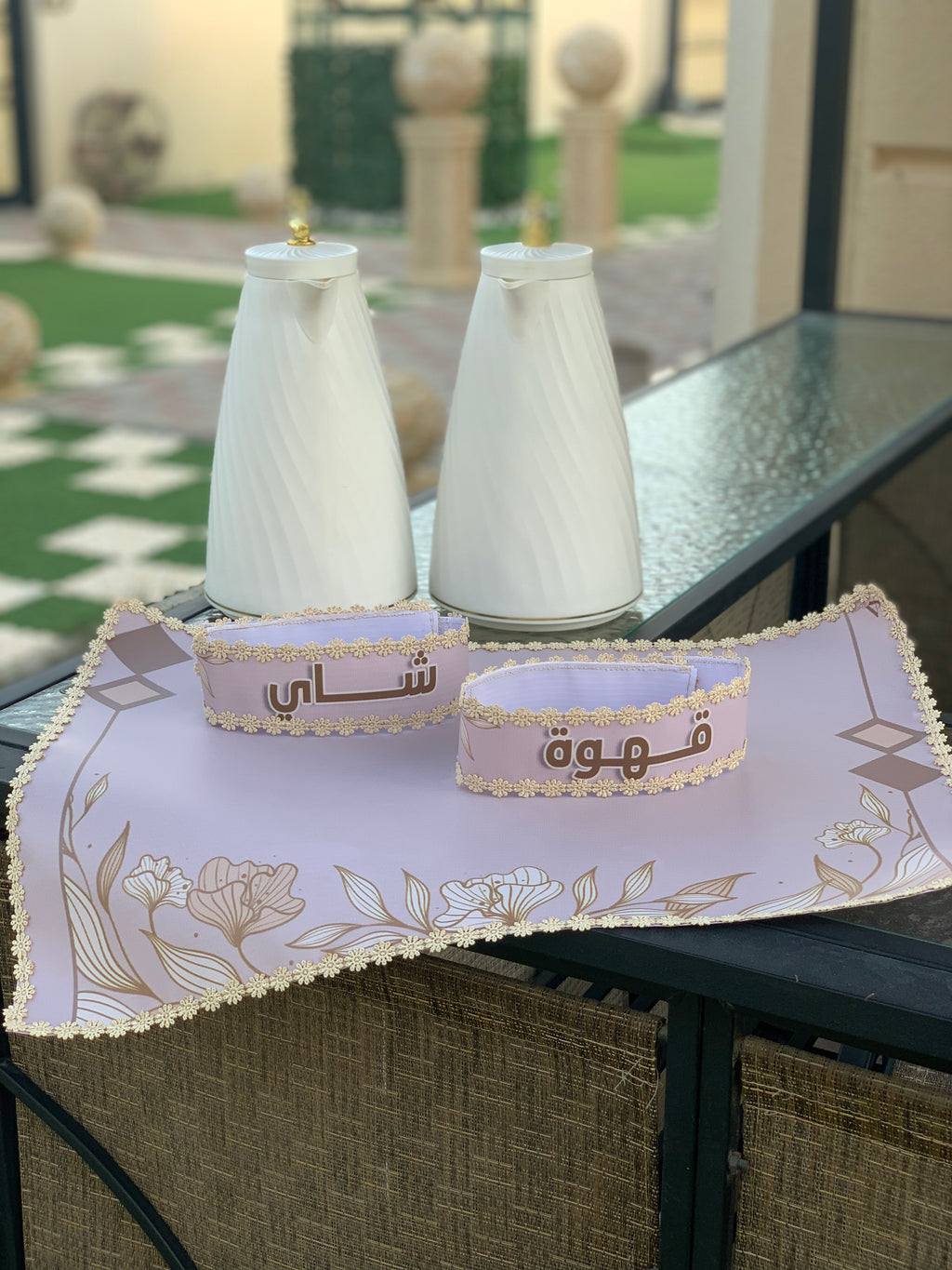 سفرة ضيافة الشاي و القهوة