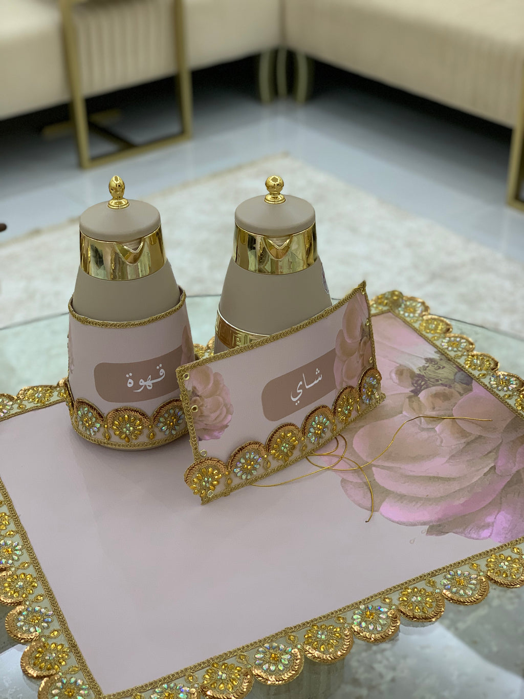 سفرة ضيافة الشاي و القهوة