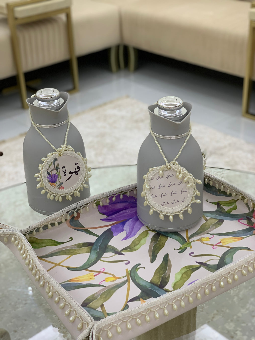 سفرة ضيافة الشاي و القهوة